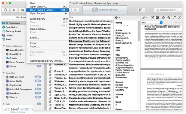 how to use endnote x8 mac